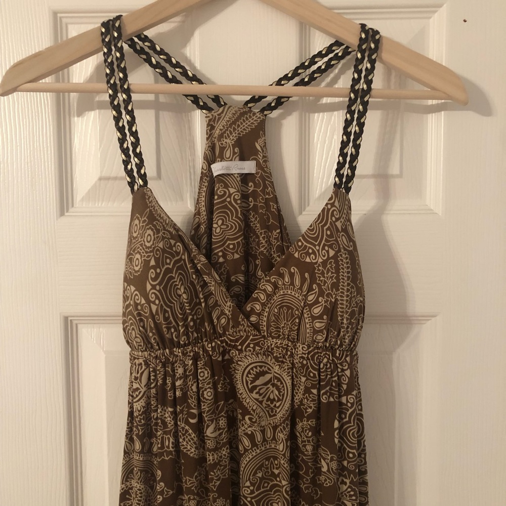 Charlotte Russe Maxi Dress Paisley print